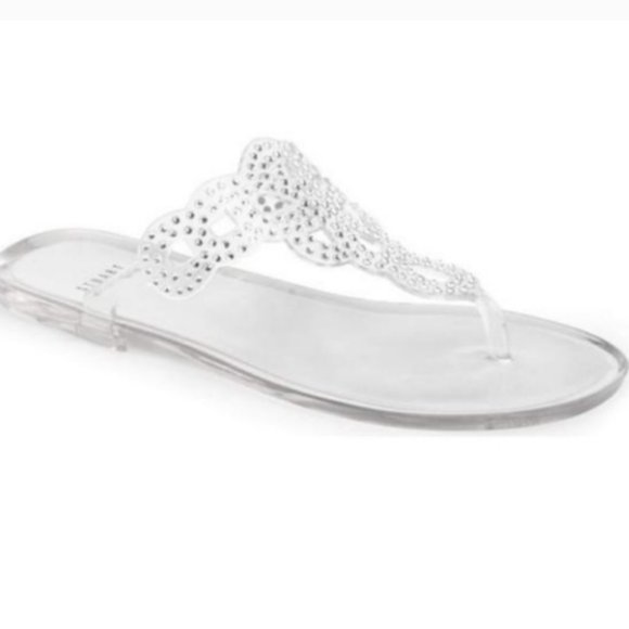 Stuart Weitzman Mermaid Crystal Jelly Sandal US 9 - Picture 1 of 8